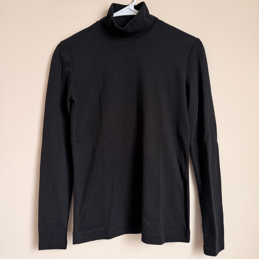 L.L. Bean Women's Black Long Sleeve Turtleneck